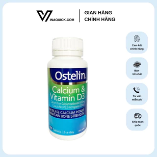 Canxi Ostelin Calcium & Vitamin D3 Của Úc, 130 viên - VIANQUICK