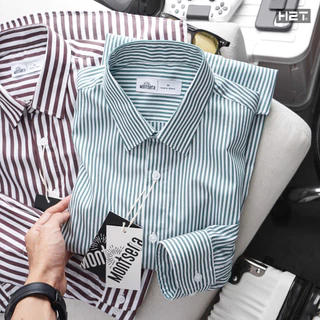 Áo Sơ Mi Hoạ Tiết Sọc Dọc Vertical Stripes 1647