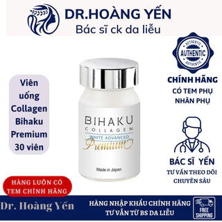 [HÀNG CÔNG TY CHÍNH HÃNG] Viên uống Collagen Bihaku Premium 30 viên (Trắng da, căng mịn) - BS YẾN