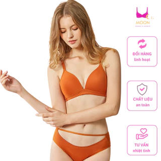 <A55> Áo Lót Su Lụa Đệm Mỏng MOON WOMEN'S LINGERIE