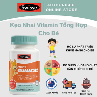 Swisse Kids Multi Gummies - Kẹo Nhai Vitamin Tổng Hợp Cho Bé - 60 Viên