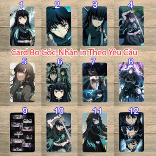 card ảnh ảnh bo góc Muichiro Tokito kimetsu no yaiba MA1393