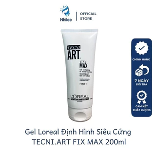 Fix Max L'oreal Techni Art NL229 gel định hình tóc  l'oreal với độ cứng số 6 giữ nếp tóc siêu cứng 200ml-NHILEE