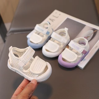 Sandal abc tập đi cho bé mũi cong chống vấp, chống trơn trượt cho bé