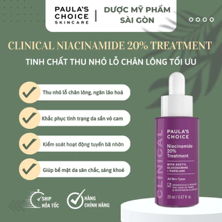 Tinh chất Niacinamide 20% Paula's Choice se khít lỗ chân lông 20ml