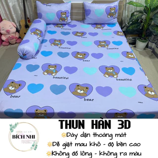 BỘ DRAP THUN LẠNH HÀN 3D