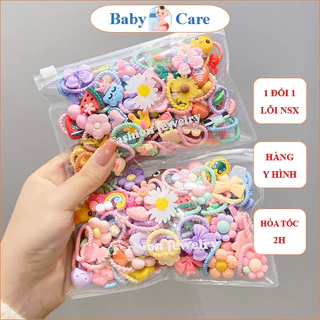 Set 10 dây buộc tóc cho bé phong cách hàn quốc - Toàn mẫu xinh luôn ạ