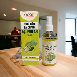 Tinh dầu sả chanh ĐẠI PHÚ AN - Yên Bái 100% nguyên chất từ thiên nhiên (100ml)