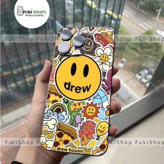 Tấm dán Skin Mặt Sau Drew MS03 FULL VIỀN 14 pro max , 13 pro max ,12 pro max , 11 pro max , xs max - FukiShop