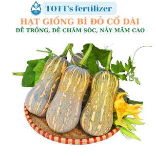 Hạt giống Bí đổ cổ dài dễ trồng TOTT's fertilizer