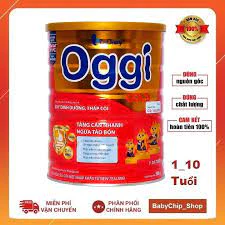 Sữa Bột Oggi Gold 900g Cho trẻ suy dinh dưỡng thấp còi - lon 900g