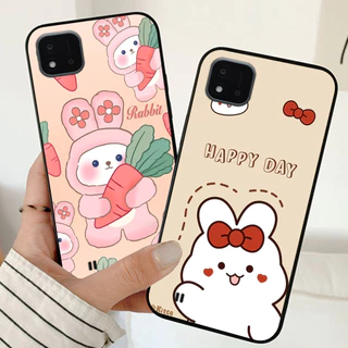 Ốp lưng oppo realme c20 / realme c11 2021 in hình thỏ trắng cute dễ thương