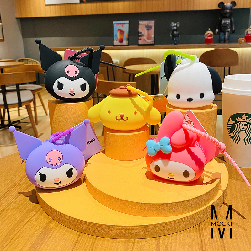 Móc khóa túi thỏ cinnamoroll, my melody, kuromi, hải cẩu pompompurin