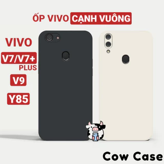 Ốp lưng Vivo V9 / V7 Plus / Y85 viền vuông Cowcase | Vỏ điện thoại cặp đôi Vi vo bảo vệ camera toàn diện TRON