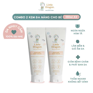 Combo 2 Kem đa năng Little Dragon cho trẻ sơ sinh và em bé chống hăm, giảm bệnh chàm, làm dịu da - 100ML