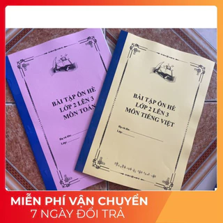 môn toán ôn lớp 2 lên 3 chuẩn chương trình hiện hành