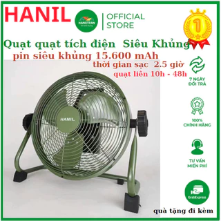 Quạt Sàn Tích Điện HANIL Hàng Xuất Khẩu- Bảo Hành 12 Tháng - Đồ Gia Dụng Gia Đình