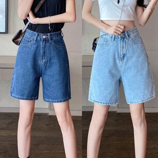 Quần Short jean nữ- quần ngố chất bò trơn mềm xinh xắn