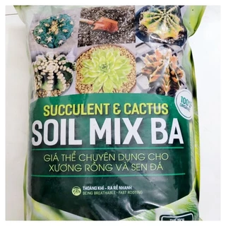 Đất Soilmix chuyên trồng xương rồng sen đá bao 6kg