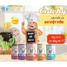 Pate Catchy Lon 400gr Cho Mèo Mọi Lứa Tuổi