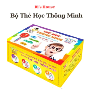 Bộ thẻ học thông minh 15 chủ đề giúp bé làm quen với thế giới xung quanh - đồ chơi Bi's House