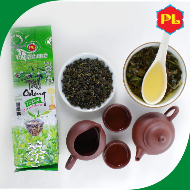 Trà ô long cao cấp (oolong) 100g Tứ Quý Phước Lạc - Trà biếu thượng hạng