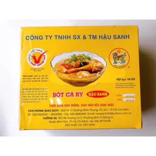 Bột Cà Ri HẬU SANH 500g (5g x 100 gói )