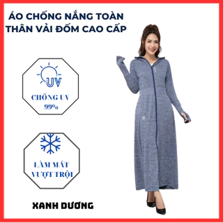 ÁO CHỐNG NẮNG TOÀN THÂN CAO CẤP VẢI ĐỐM SIÊU MÁT