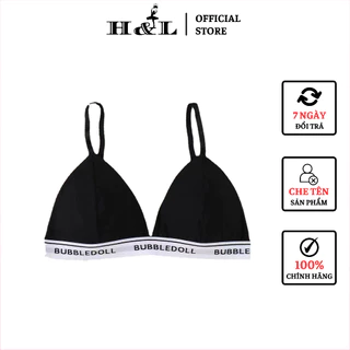 Áo bra nữ 2 dây cotton cài sau, kèm mút mỏng tháo được, khoét ngực tạo khe quyến rũ HL BOUTIQUE B3009