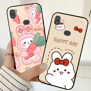 Ốp lưng Samsung a10s in hình thỏ trắng cute dễ thương