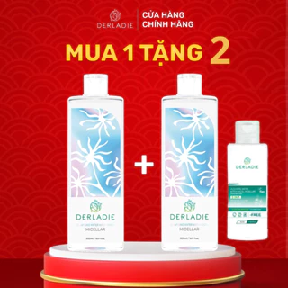 [MUA 1 TẶNG 2] Nước Tẩy Trang Derladie Cleansing Water Witch Hazel Làm Sạch, Ngừa Mụn Trên Da 500ml