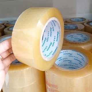 Băng keo trong/đục 200y 330gram 1 cuộn siêu to