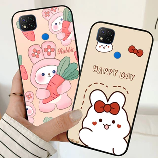 Ốp lưng xiaomi redmi 9c / redmi 10a in hình thỏ trắng cute dễ thương