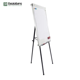 Bảng Flipchart A - Model - Bảng Flipchart 3 Chân Rút - 70x100cm - Có Kẹp Giấy - Tặn Phụ Kiện