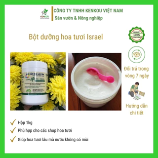 Bột dưỡng hoa tươi lâu Hộp 1kg hiệu Long life Israel - MIDORI - dùng cho shop hoa