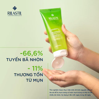 Gel Rửa Mặt Cho Da Dầu Mụn Rilastil Daily Care Purifying Cleansing Gel