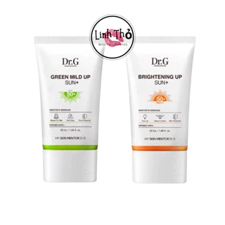 Kem Chống Nắng Nâng Tone Dưỡng Sáng Dr.G Da Brightening Up - Green Mild Up dành cho da nhạy cảm Sun SPF50+ PA+++ 50ml