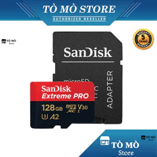 Thẻ Nhớ MicroSDXC SanDisk Extreme Pro 128GB V30 A2 200MB/s New 2023 - Bảo hành 5 năm