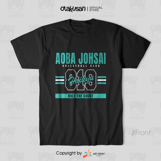 Áo thun Haikyuu! Aoba Johsai CLUB (Black) ngắn tay