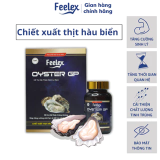 Tinh chất hàu biển cao cấp Feelex Oyster GP tăng cường sinh lý nam giới hộp 60 viên