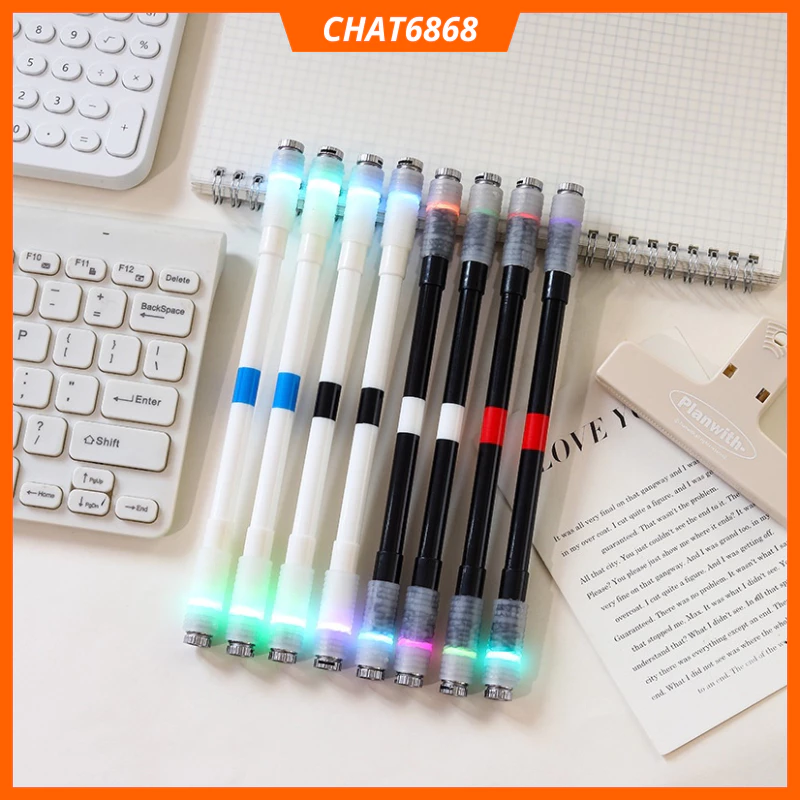 Bút quay nghệ thuật có đèn led full 50 mẫu, viết xoay, pen spinning mod phát sáng cực ngầu thư giãn giảm căng thẳng
