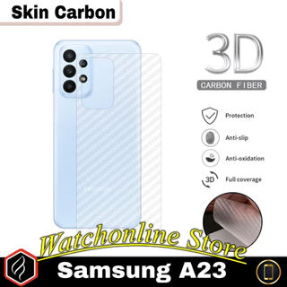 Miếng dán Carbon lưng máy Samsung A13 A23 A33 A53 A73 A14 A24 A34 A54 nhám rất bám tay, chống xước, chống vân tay