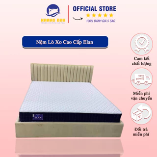 Đệm Lò Xo ĐỆM KHANG DUY - Nệm Lò Xo Cao Cấp Chuẩn Khách Sạn Hạng Sang Chính Hãng Elan Dày 23cm Bảo Hành 7 Năm