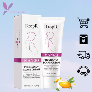 🦋giảm giá🦋Kem dưỡng trị rạn da RtopR mango pregnancy scars cream 40g Dự phòng cho phụ nữ có thai, khắc phục rạn da