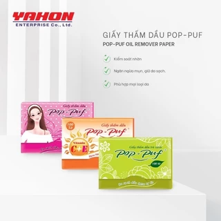 03 hộp Giấy thấm dầu Pop-puff ( 3 màu )