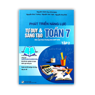 Sách - Phát triển năng lực tư duy và sáng tạo Toán 7 tập 2 (Biên soạn theo chương trình GDPT 2018)