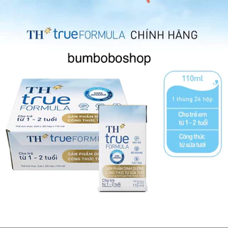 [Date 11/2024] Thùng 24 hộp sữa công thức pha sẵn TH FORMULA (110ml/hộp)