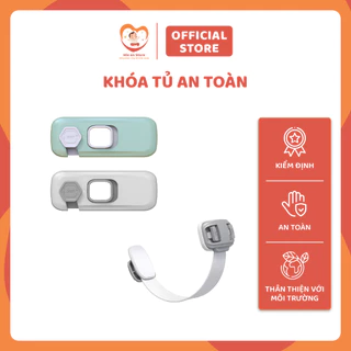 Khóa tủ lạnh, ngăn kéo an toàn cho bé cố định cánh tủ, tránh va đập với bé - Hie en Store