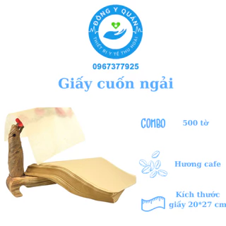 Combo Túi 500 tờ giấy dùng cho bộ dụng cụ cuốn ngải thủ công- Siêu mỏng- mịn- dai