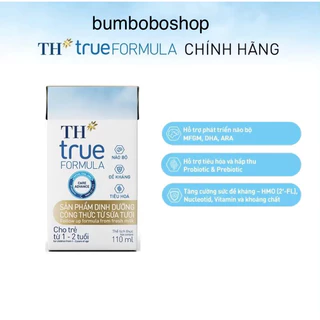 Lốc 4 hộp sữa công thức pha sẵn TH TRUE FORMULA